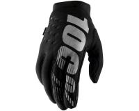100% Мотоперчатки текстильные Brisker Black/Grey