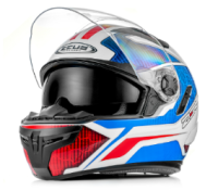 Шлем интеграл ZEUS ZS-813A Color, глянец