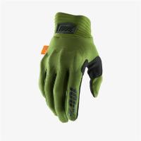 100% Мотоперчатки Cognito D3O Army Green/Black