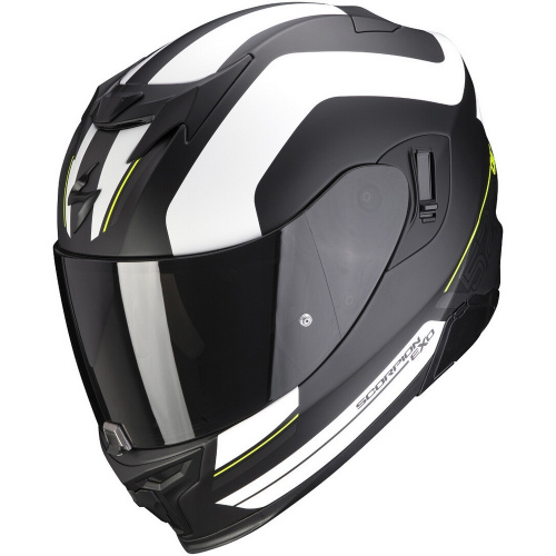 Scorpion Exo Мотошлем Exo-520 Air Lemans Черный Матовый/Белый