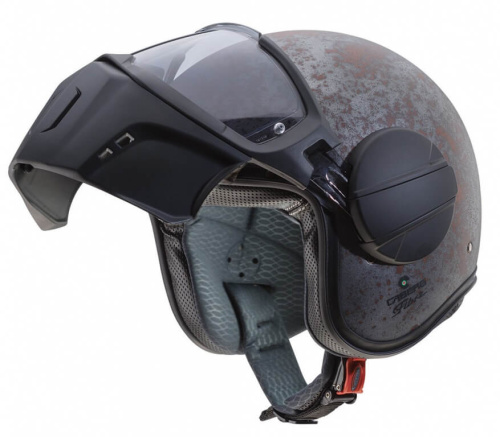 Caberg Мотошлем Jet Ghost Rusty Серебристый Матовый/Коричневый Матовый