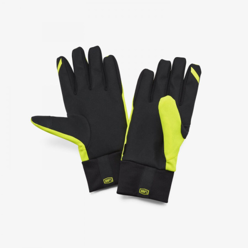 100% Мотоперчатки текстильные Hydromatic Waterproof Glove Neon Yellow