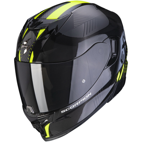 Scorpion Exo Мотошлем Exo-520 Air Laten Черный/Желтый Неон