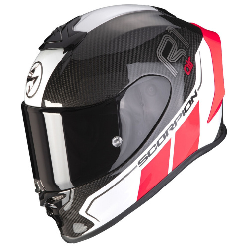 Scorpion Exo Мотошлем Exo-R1 Carbon Air Corpus LL Карбон/Красный Неон
