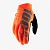 100% Мотоперчатки текстильные Brisker Fluo/Orange/Black
