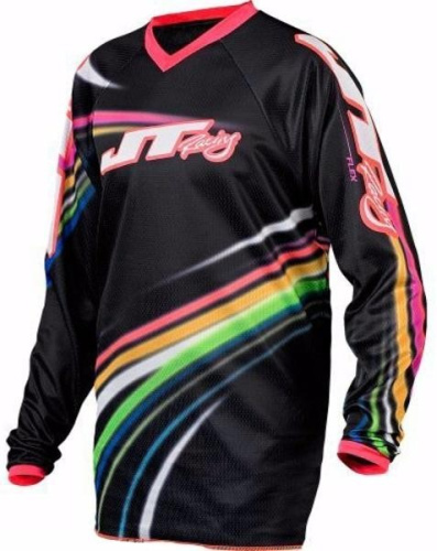 JT Racing Джерси детская Y-FLOW-BLK черная